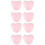 8St Små Rosa Docktrosor Underkläder Lek Dockaccessoarer 5