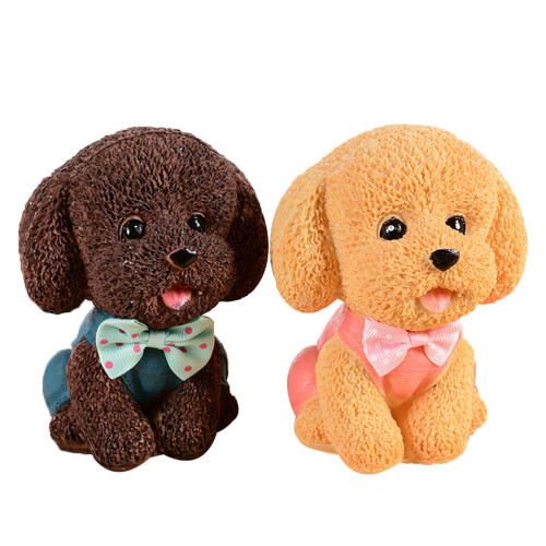 2 Unidades De Resina De Cachorro Para Crianças 1