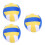 3Pcs Stuffed Volleyboll Plush Leksak För Barn Sovbord Säng 4