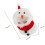 1Sats Xmas Mini Dockkläder Snögubbeaccessoarer För 2