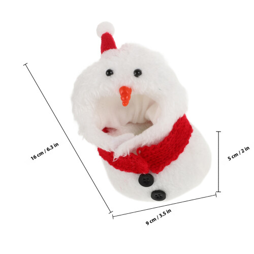 1Sats Xmas Mini Dockkläder Snögubbeaccessoarer För 1
