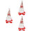 3Pcs Söt Valentinsfirande Tomtedocka Festdekor Romantisk Present 8