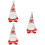3Pcs Söt Valentinsfirande Tomtedocka Festdekor Romantisk Present 9