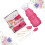 1 Set 11 Delar Barnlek Kök Leksak Bakförkläde Kit Rosa 10