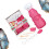 1 Set 11 Delar Barnlek Kök Leksak Bakförkläde Kit Rosa 9