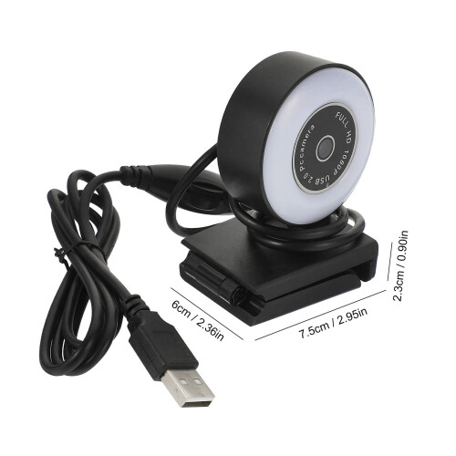 5mp Web Camera 1080p Adjustable Webcam With Noise Reduction Microphone 2