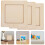3Pcs Oframad Bildram Av Ohyvlad För Barn Målning Diy 3