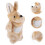 Cartoon Handpuppet Djurhandpocket Förälder-Barn 5