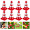 24 Peças Mini Cones De Trânsito Plástico 11