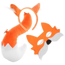 3 Set Halloween Foxmask Öron För Cosplay