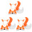 3 Set Halloween Foxmask Öron För Cosplay 4