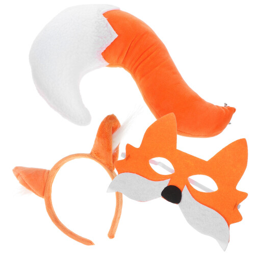 3 Set Halloween Foxmask Öron För Cosplay 2