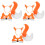 3 Set Halloween Foxmask Öron För Cosplay 5