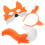 3 Set Halloween Foxmask Öron För Cosplay 2
