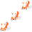 3 Set Halloween Foxmask Öron För Cosplay 7