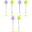 6 Unidades De Praia Infantil Pás Para 3