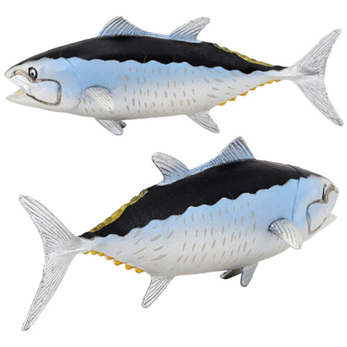 2 Delar Havsfiskfigur, Simulerad Fiskstaty, Modell 2