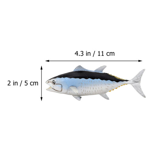 2 Delar Havsfiskfigur, Simulerad Fiskstaty, Modell 1