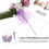 2Pièces Ensemble Enfants Ailes Tissu Violet Baguette 11