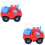 2 Pcs Inertia Engineering Car For Kids Crane Car Red 6
