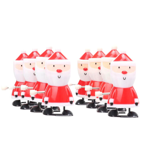6Pcs Jultomte Urdriven Vinds Leksaker Julklapp 1