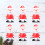 6Pcs Jultomte Urdriven Vinds Leksaker Julklapp 11