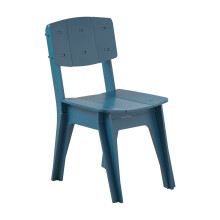 SoBuy HFST01-B Kuchyňská židle Modrá 44,5x86x61cm