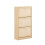 SoBuy Ντουλάπι Παπουτσιών FSR159-N 3 Πόρτες Φυσικό 60x24x118cm 1