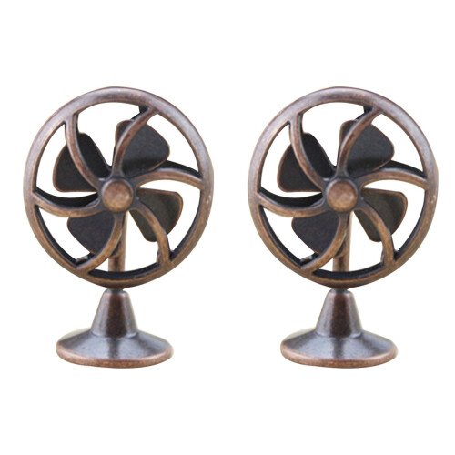 2 Stycken Mini Luftfläkt Av Legering För Hem, , Café 1