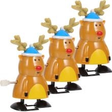 6 Pcs Julvinter Vinds Leksaker Julklockverk Present