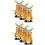 6 Pcs Julvinter Vinds Leksaker Julklockverk Present 5