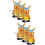 6 Pcs Julvinter Vinds Leksaker Julklockverk Present 7