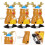 6 Pcs Julvinter Vinds Leksaker Julklockverk Present 9