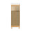 SoBuy Mobiletto Bagno con Cesto Biancheria - MDF e Bambù 1