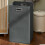 SoBuy Mobiletto Bagno con Cesto Biancheria - MDF e Bambù 8