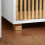 SoBuy Mobiletto Bagno con Cesto Biancheria - MDF e Bambù 5