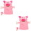 2 St Baby Handpuppet Gris Djurlek Leksak För Barn 8