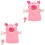 2 St Baby Handpuppet Gris Djurlek Leksak För Barn 5