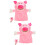 2 St Baby Handpuppet Gris Djurlek Leksak För Barn 9