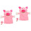 2 St Baby Handpuppet Gris Djurlek Leksak För Barn 6