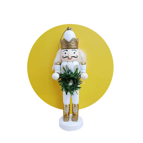 5Pcs Nötknäckarpuppet Kungssoldat Barn Leksak Utbildning Julklapp 1
