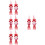 8 Valentinsdagstomtar, Dekorationer, Tomtedockor 11