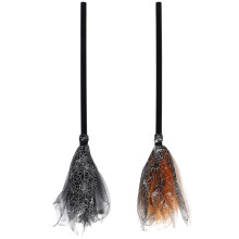 4St Häxbroomstick För Halloween Barn Cosplay Färgglad Festaccessoar