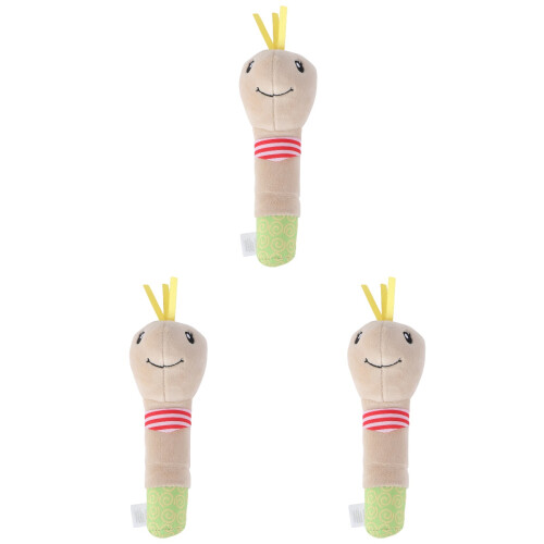 3Pcs Handkäppel Leksaker Tecknade Stoppade Plush 2