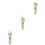 3Pcs Handkäppel Leksaker Tecknade Stoppade Plush 6