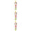 3Pcs Handkäppel Leksaker Tecknade Stoppade Plush 9