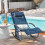 SoBuy Ξαπλώστρα Navy OGS28-NB 150x63x87cm 2