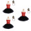 3Pcs Flickor Soldat Mönster Kläder Rollspel Kostym Set 7