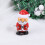 2Pcs Gående Rekvisit Modell Snurralek Santa Nickande 6