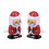 2Pcs Gående Rekvisit Modell Snurralek Santa Nickande 9